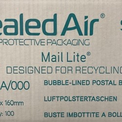 100 x Sealed Air Padded Envelope A/000  110mm x 160mm 