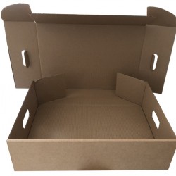 5 x Strong Folding Boxes - 545 x 370 x 150mm