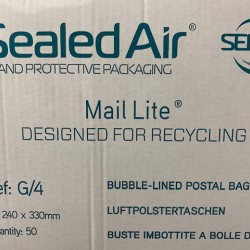 50 x Sealed Air Padded Envelope G/4 240mm x 330mm 