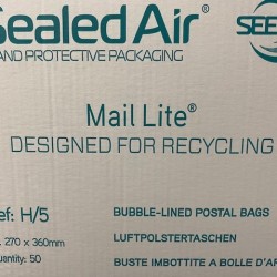 10 x Sealed Air Padded Envelope H/5 270mm x 360mm 