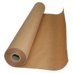 1 x 600mm x 200m Ribbed Kraft Paper Roll