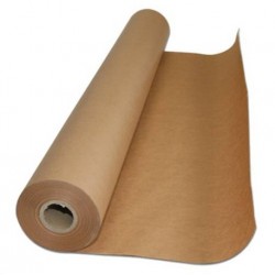 1 x 600mm x 200m Ribbed Kraft Paper Roll