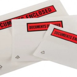 500 x A4 Document Enclosed Wallet - Printed