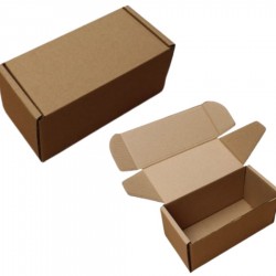 10 x Brown Postal Box - 8" x 4" x 4"