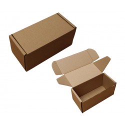 10 x Brown Postal Box - 8" x 4" x 4"