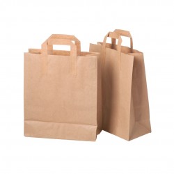 500 x Kraft Paper SOS Bags  - 10 x 5.5  x 12"